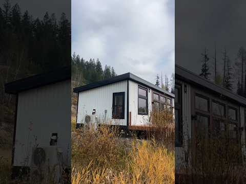 Touring a Steel Frame Prefab Home in the Mountains #hometour #modularhome  #tinyhouse