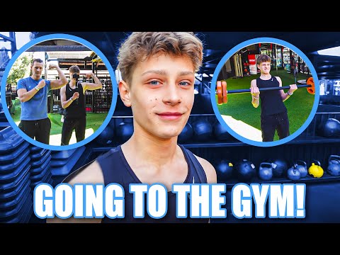 GOING TO THE GYM WITH MY DAD