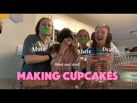 Blind, deaf, and mute challenge! #cooking #challenge