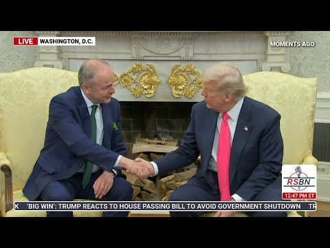 WATCH: President Trump Holds a Meeting with the Taoiseach of Ireland - 3/12/25