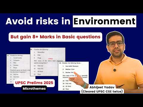 Strategy for Environment | UPSC Prelims 2025