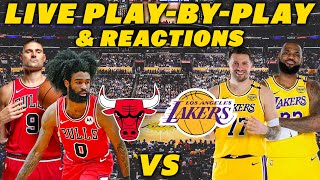 Chicago Bulls vs Los Angeles Lakers | Live Play-By-Play & Reactions