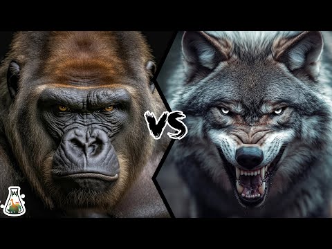 Gorilla vs Wolf - Who Would Win A Fight?