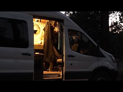 Alone at night: in my van