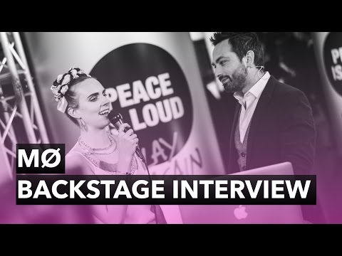 MØ - Backstage Interview - The 2015 Nobel Peace Prize Concert