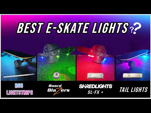 Best Lights for Your Skateboard? | SL-FX+ Shredlights vs the Rest (Review)