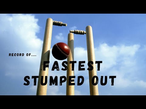 Record of Fastest stumped out...#youtube #cricket #cricketworldcup #cricbuzz #cricketlover