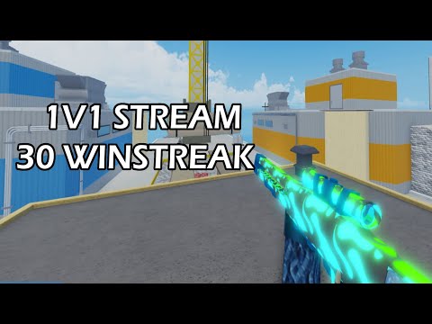 Arsenal 1v1 stream *winner gets 500 robux* (30 WINSTREAK)