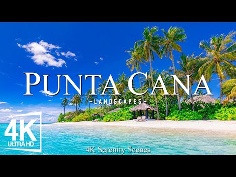 Punta Cana 4K - Untouched Paradise, Hidden Beaches & Turquoise Waters | Relaxing Piano Music