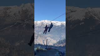 Zipline manali #rovingiteration #shorts #manali