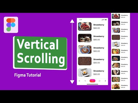 Vertical Scrolling: Scrolling Animation in Figma