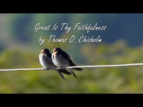 Great Is Thy Faithfulness | Relaxing Piano Hymn with Lyrics