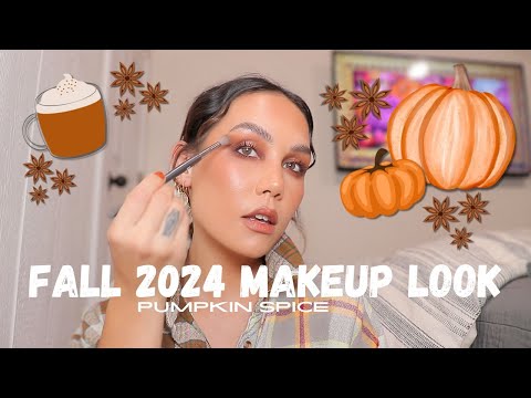 fall 2024 makeup look: pumpkin spice 🎃