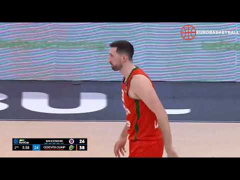 🔥 Danilo Tasic Scores 14 PTS! | Bahçeşehir Koleji vs Cedevita Olimpija | EuroCup Quarter-Finals