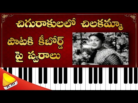 Chigurakulalo Chilakamma Song Notation on keyboard || Lakshminivasa Musical Academy