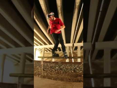 Eric Torres 360 top soul 360 out at a DIY ditch #rollerblading #inlineskating #skating