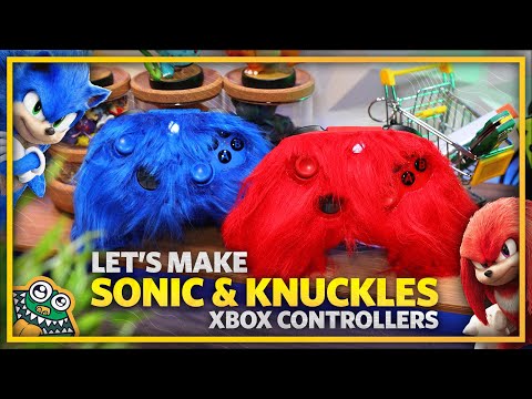 Let's make fuzzy Sonic & Knuckles Xbox Series X|S Controllers! - Sonic 2 Fuzzy Xbox Controllers