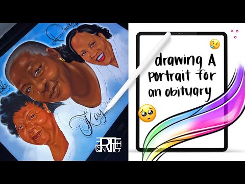 My drawing process in Procreate | Drawing in Procreate