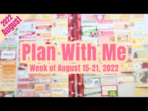 August 15 - 21, 2022 | Memory Keeping Planner