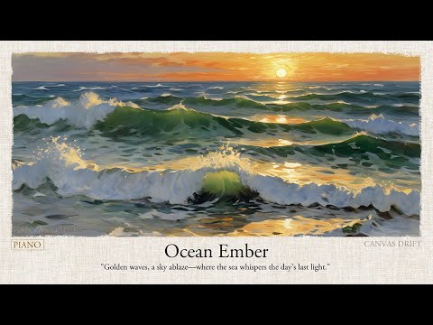 Ocean Ember | A Playlist of Sunset and Serenity | Work Study Read 作業用 リラックス 勉強 作业用 放松 学习