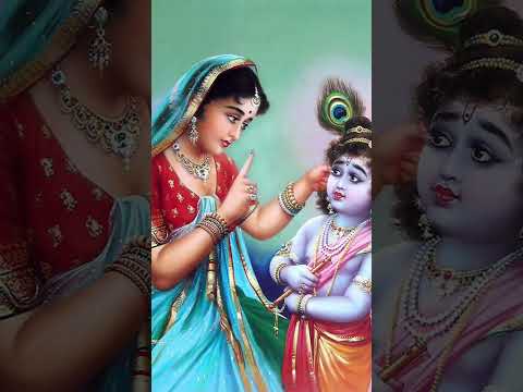 The Colorful Tale of Holi: Krishna, Radha, and the Festival of Love 🎨💖✨ #shorts #krishna