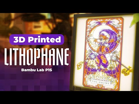 My Coolest 3D Print Yet on Bambu Lab P1S | Kingdom Hearts Lithophane