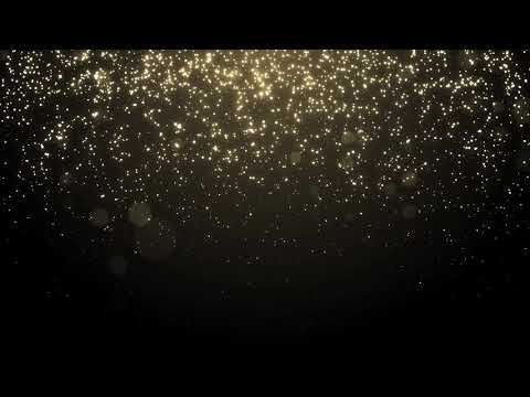 Glowing Golden Dust Particles Background Looped Animation | 30:00 Minutes | Free HD Version Footage