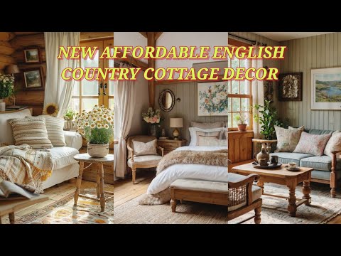 Affordable Rustic Elegance: English Country Cottage Decor & Stylish Furniture Ideas for Every Room