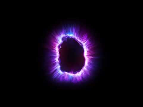 [1 Hour] Magic Portal in 4k with sound. Black Screen effect.