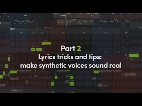 Synthesizer V Studio English Tutorial, Pt. 2 - How to Type in Lyrics for Lifelike Vocals