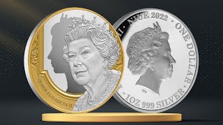 2022 Silver 1 oz Niue: Tribute to the Queen Coin | BOLD Precious Metals