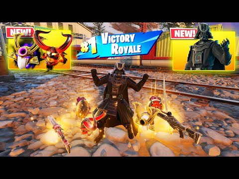 DARTH VADER SAMURAI vs NEW 3 MEDALLIONS & MYTHIC’S CHALLENGE ( NEW! FORTNITE CHAPTER 6 )