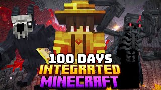 I Survived 100 Days In Integrated Minecraft (Full Movie)