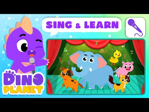 SING ALONG: DANCING LIKE AN ANIMAL🐹 🎤| SONGS WITH LYRICS | DINO PLANET