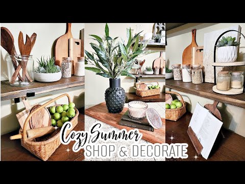 Spring Kitchen Decor. Kitchen Decorate with Me. Kitchen Decorating Ideas. Relaxing Music.