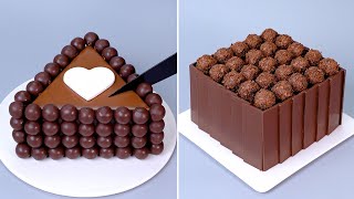 Amazing DIY Melted Chocolate Cake Tutorial | Oddly Satisfying Cakes | Homemade Cake Decorating Ideas