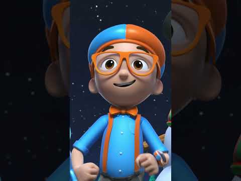 Can Blippi and his friends make it to the next clue? ☃️🎄Explore with #blippi #blippiwonders #shorts