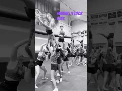 When they make it look easy.😍 #cheerleaders #cheerdance #cheer #cheerleading #cheercomp #cheergym