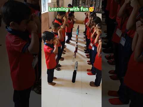 Learning 😂with Fun🥳#uniqueideas #education #creativeteaching #newcreativeactivity #school #shorts