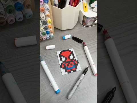 🕷️Mini Pixel art ideas!? #pixel #pixelart #pixelartideas #art #artideas #drawing #drawingideas