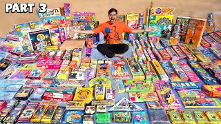 ₹200000 Unique Diwali Stash PART-3🔥| लो आ गये नए नए पटाखे | Diwali Stash Testing