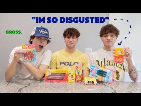 Gummy Food vs. Real Food Challenge!! *disgusting*