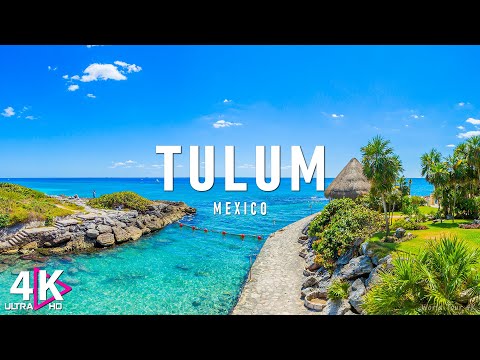 Tulum 4K Amazing Aerial Film - Relaxing Piano Music - Beautiful Nature - 4K Video Ultra HD