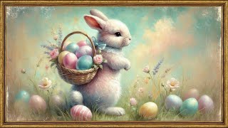 Vintage Easter Greetings | 4K Easter Frame TV Art Screensaver | Relaxing Spring Ambience |