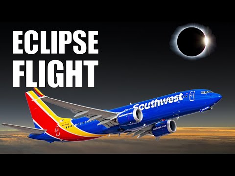 Solar Eclipse 2024: EPIC Southwest Flight into TOTALITY