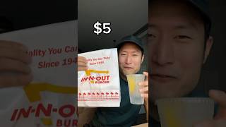 $5 In-N-Out Meal 🍔🍟