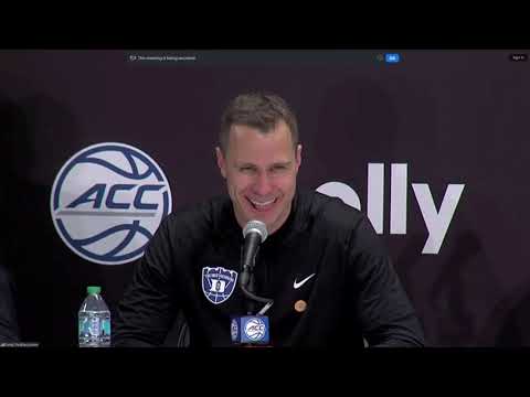 Duke's Jon Scheyer, Kon Knueppel and Tyrese Proctor discuss 74-71 win over UNC in ACC Tournament