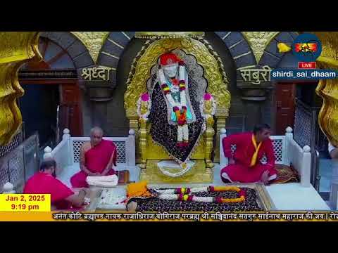 #Sai Baba Live Darshan Today 2 January 2025 | Live From Shirdi 2025-01-02