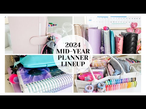 MY 2024 MID-YEAR PLANNER LINEUP 🍒📖 chatty journal and planner updates