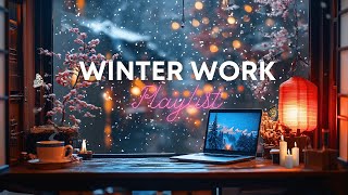 Winter Work Jazz Playlist: Cozy Winter Music for Focus and Productivity